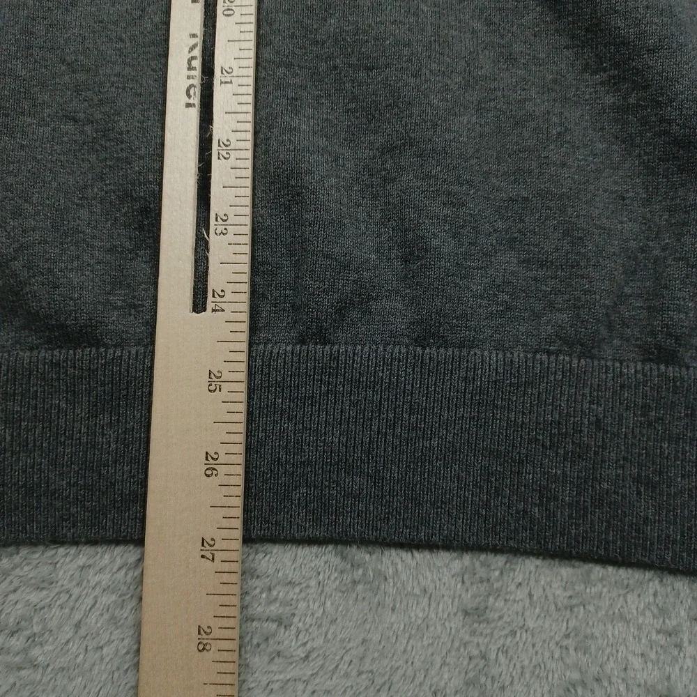 Banana Republic Sweater Mens XL Gray Cowl Neck Preppy‎ Pullover Knit